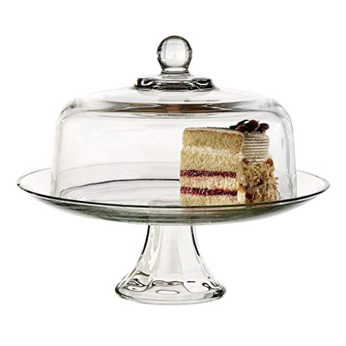 Algopix Similar Product 18 - Anchor Hocking Presence Footed Cake Set