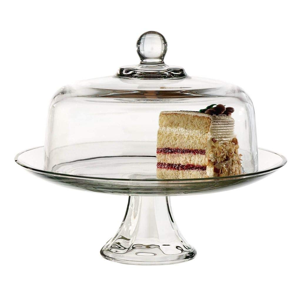 Algopix Similar Product 16 - Anchor Hocking Presence Footed Cake Set