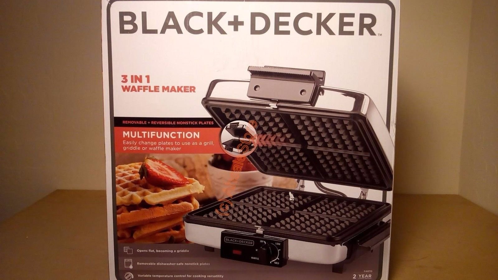 Algopix Similar Product 19 - BLACKDECKER 3in1 Waffle Maker with
