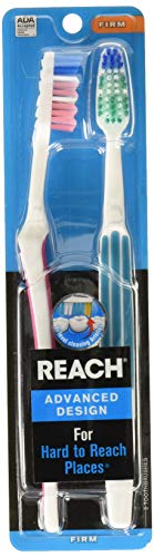 Algopix Similar Product 4 - REACH Advanced Design Toothbrushes Firm