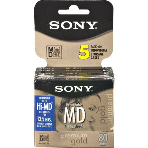 Algopix Similar Product 12 - Sony 5MDW80PL 80 Minute MiniDisc MD