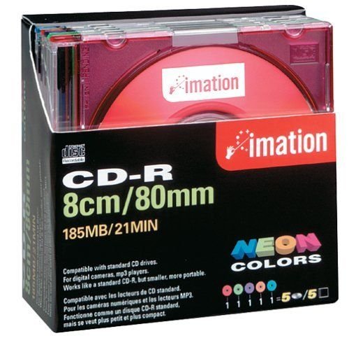 Algopix Similar Product 4 - Imation Corp Mini 80mm CDR 5Pack