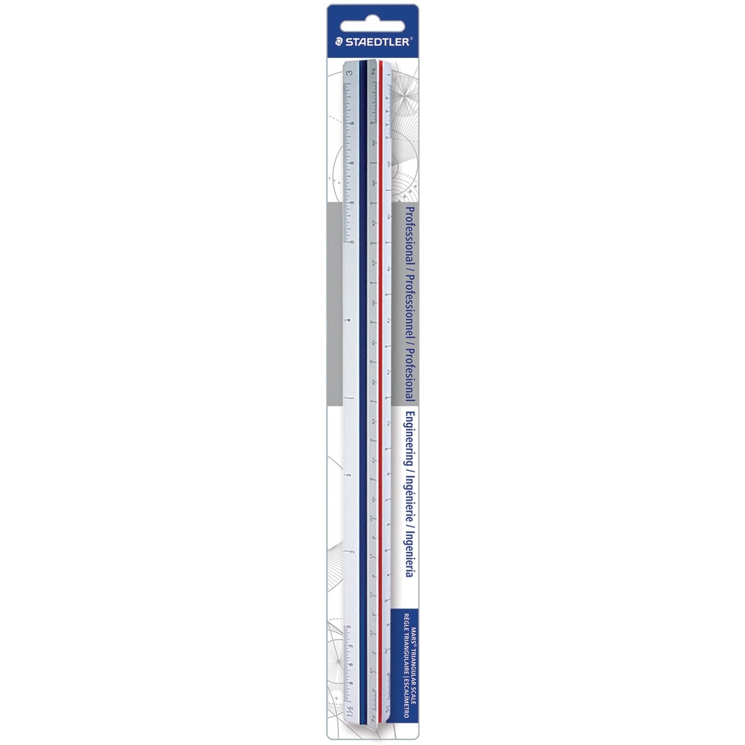 Algopix Similar Product 10 - Staedtler Triangular Scale Engineers