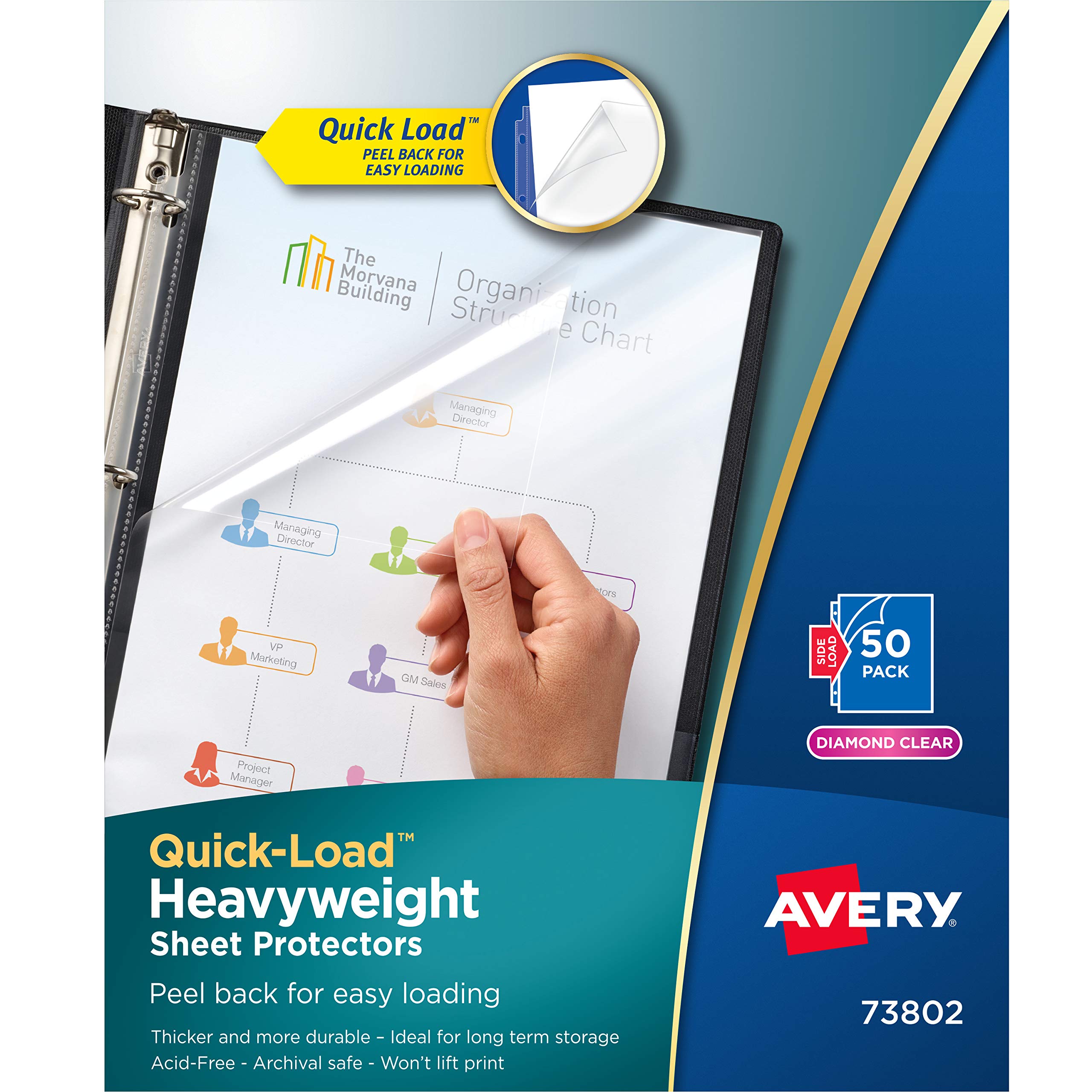 Algopix Similar Product 3 - Avery Diamond Clear Quick Load Sheet