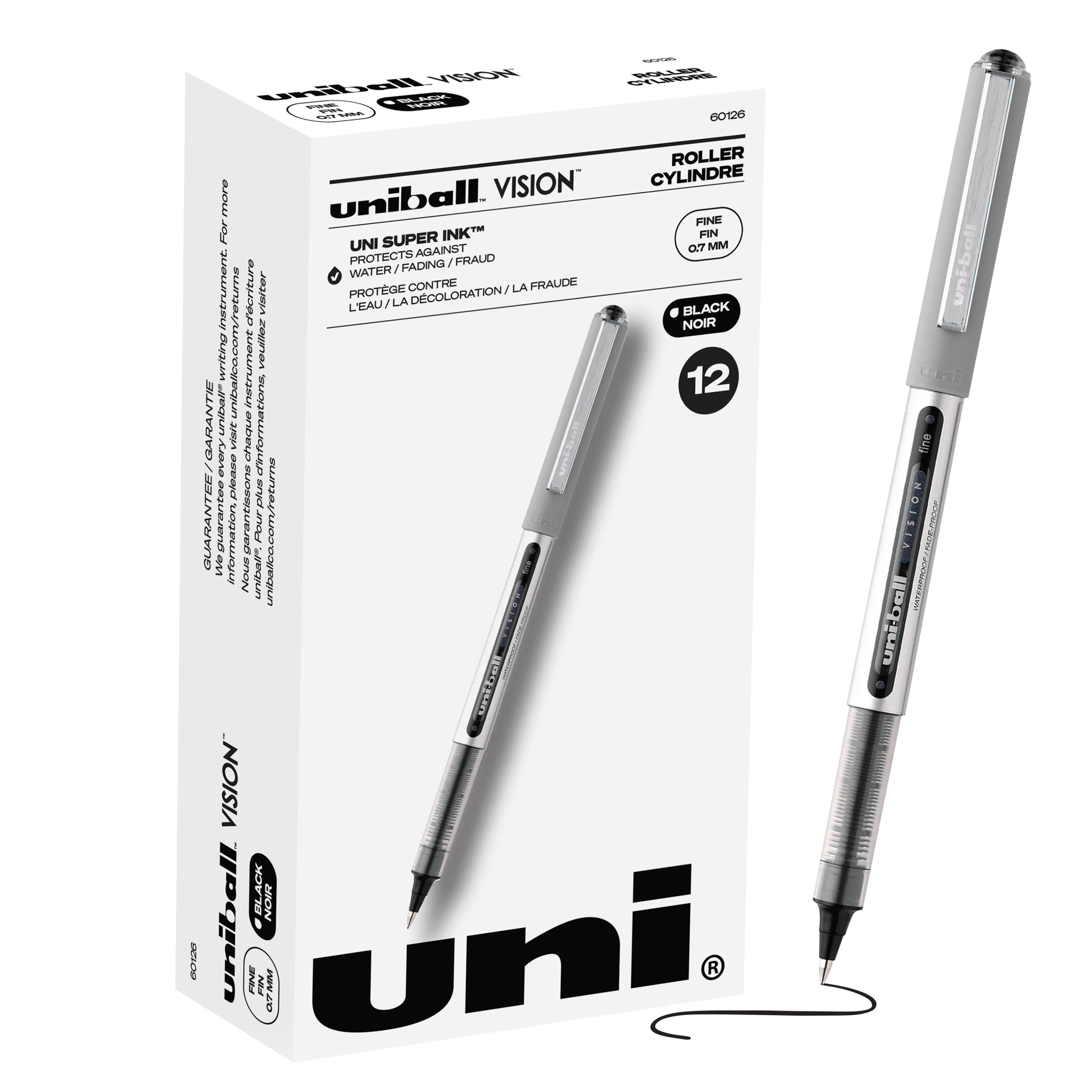 Algopix Similar Product 3 - UniBall Vision Rollerball Pens Black