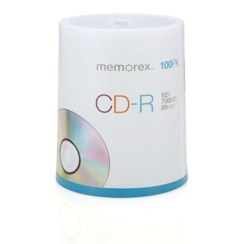 Algopix Similar Product 6 - Memorex 700MB80Minute 52x CDR Media
