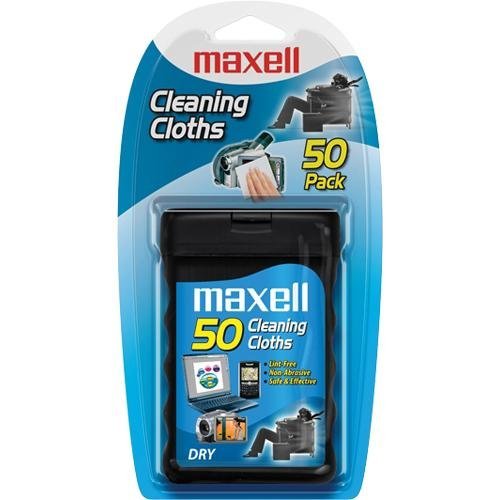 Algopix Similar Product 20 - Maxell CD305 CD Cleaning Cloths 50