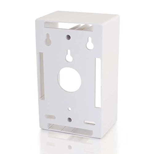 Algopix Similar Product 9 - C2G 03839 Single Gang Wall Box, White