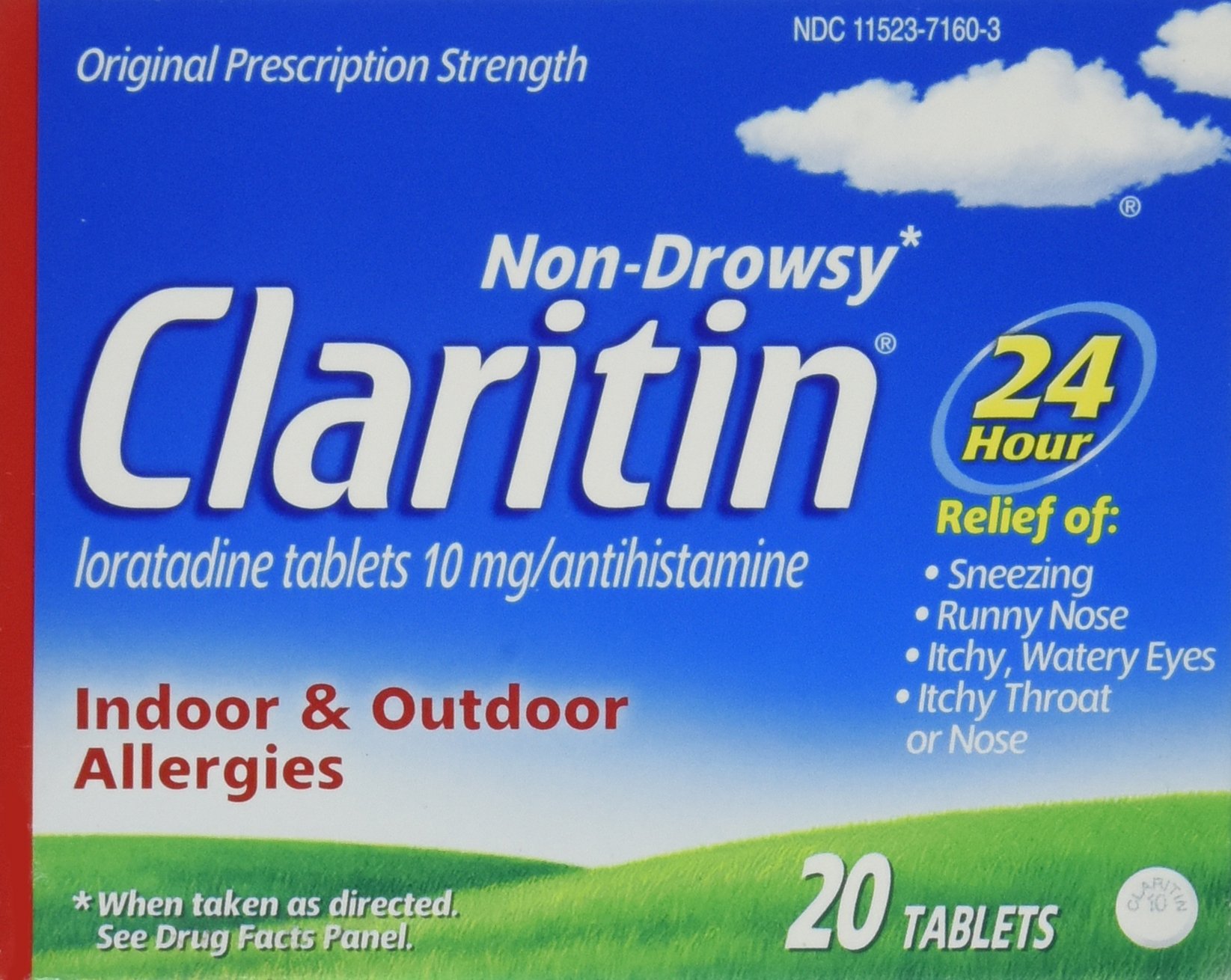 Algopix Similar Product 17 - Claritin 24 Hour Allergy Tablets 20