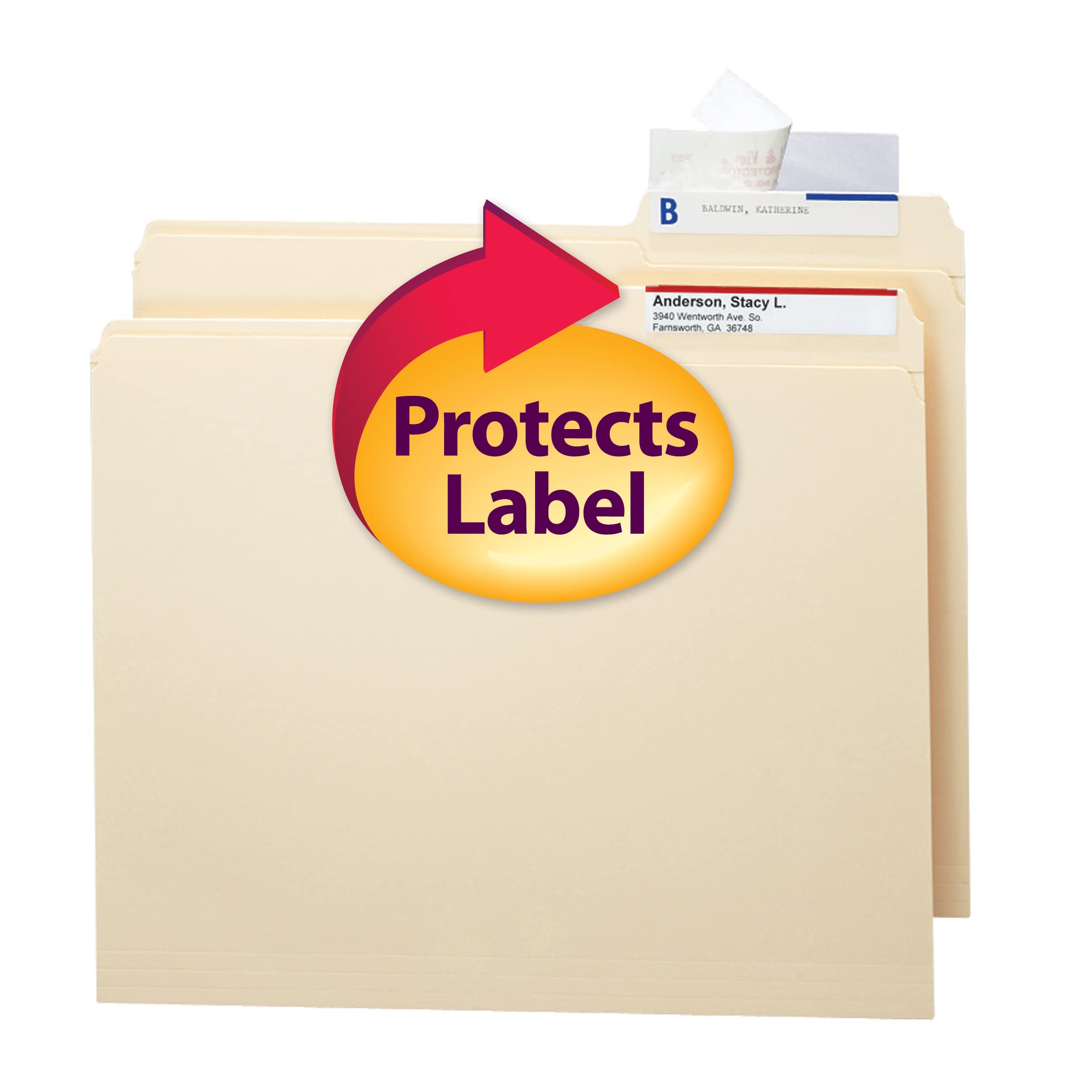 Algopix Similar Product 2 - Smead Seal and View Clear Label