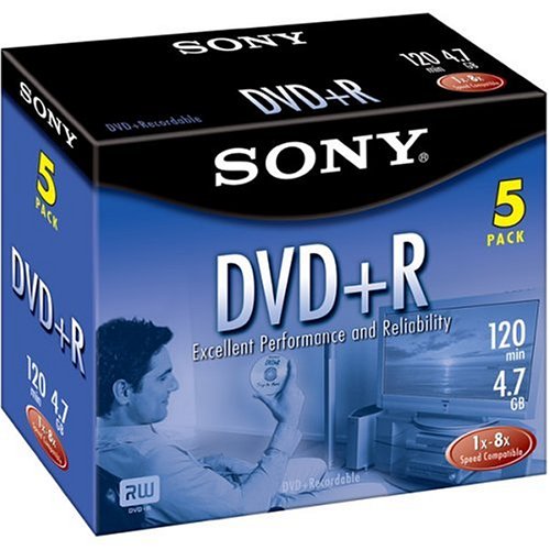 Algopix Similar Product 20 - Sony DVDR Jewel 5 Pack Discontinued