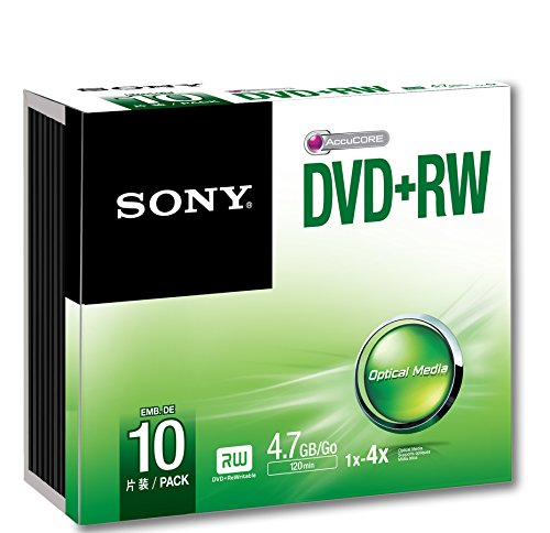 Algopix Similar Product 3 - Sony 10DPW47R2 4X 47 GB DVD plus RW
