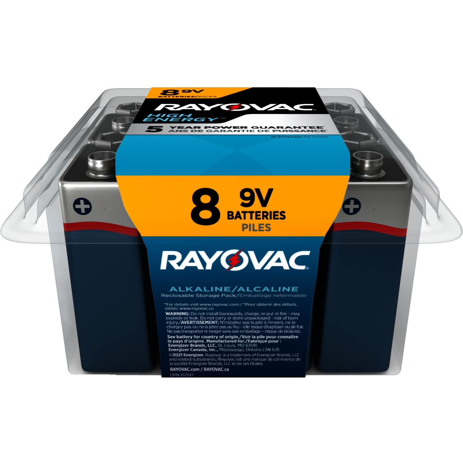 Algopix Similar Product 18 - Rayovac 9V Batteries Alkaline 9V