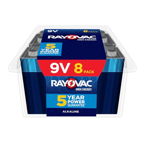 Algopix Similar Product 8 - Rayovac High Energy 9V Batteries 8