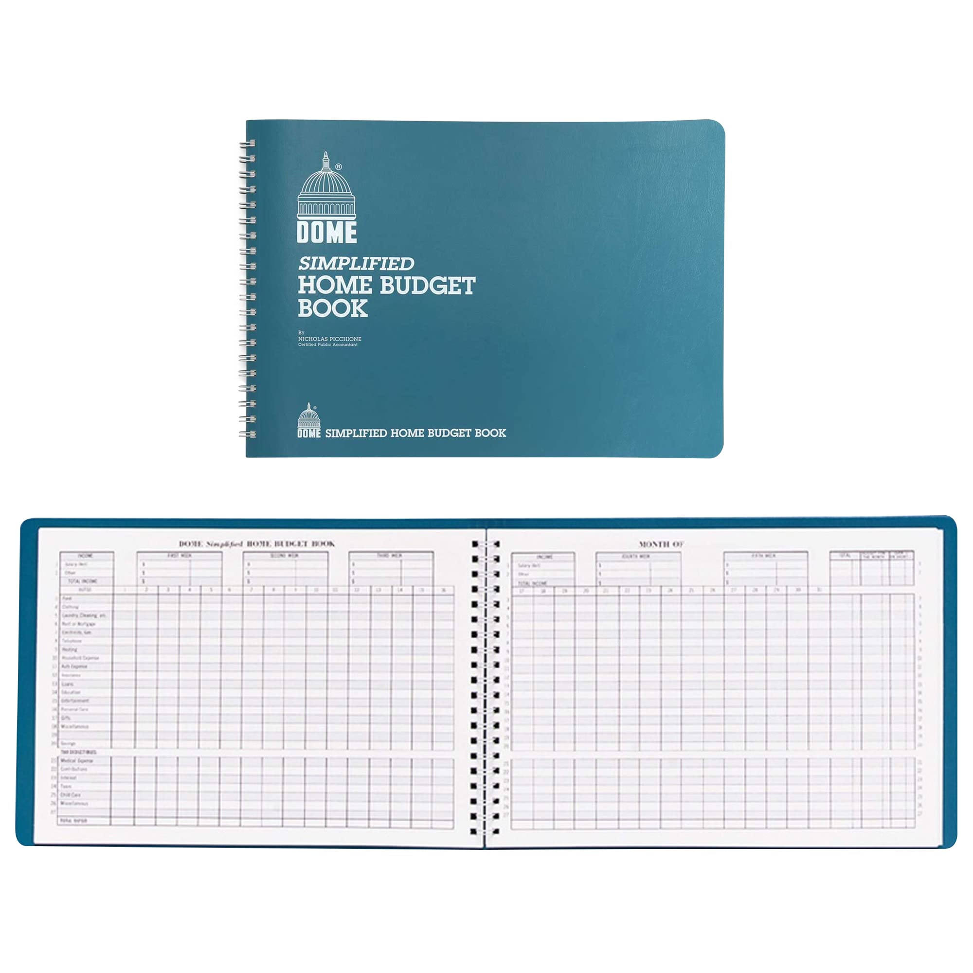 Algopix Similar Product 16 - DomeR Simplified Home Budget Book 7