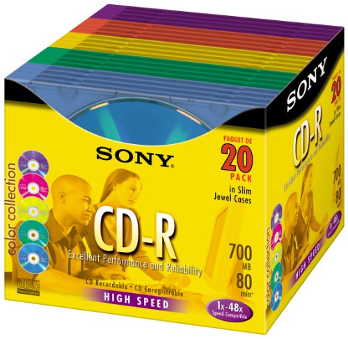 Algopix Similar Product 15 - Sony  20 x CDR  700 MB  80min  16x