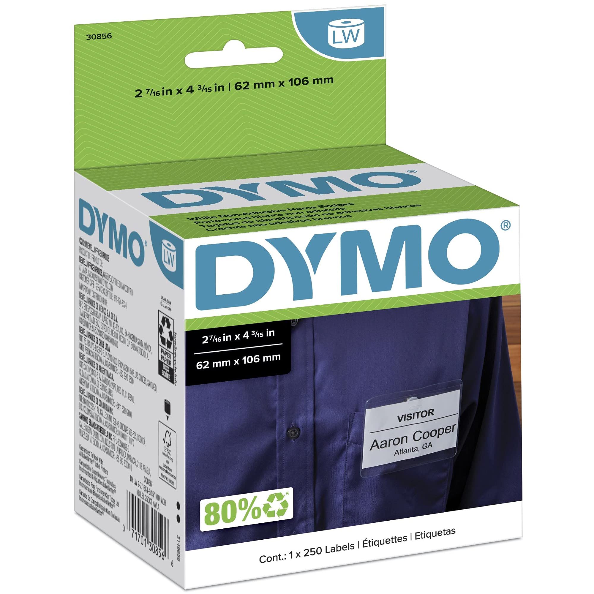 Algopix Similar Product 5 - DYMO 30856 LW NonAdhesive Name Badge