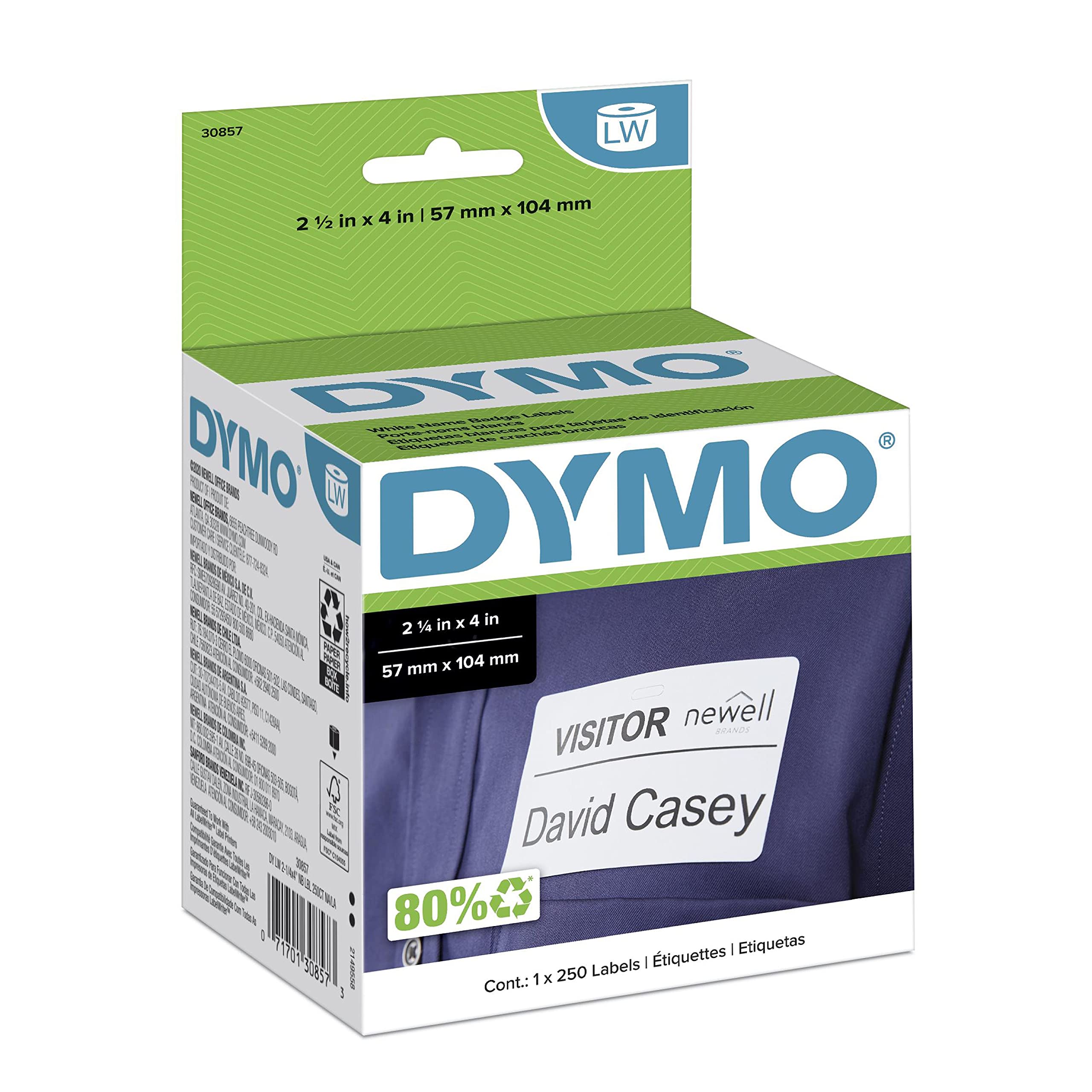 Algopix Similar Product 12 - DYMO Authentic LW Name Badge Labels