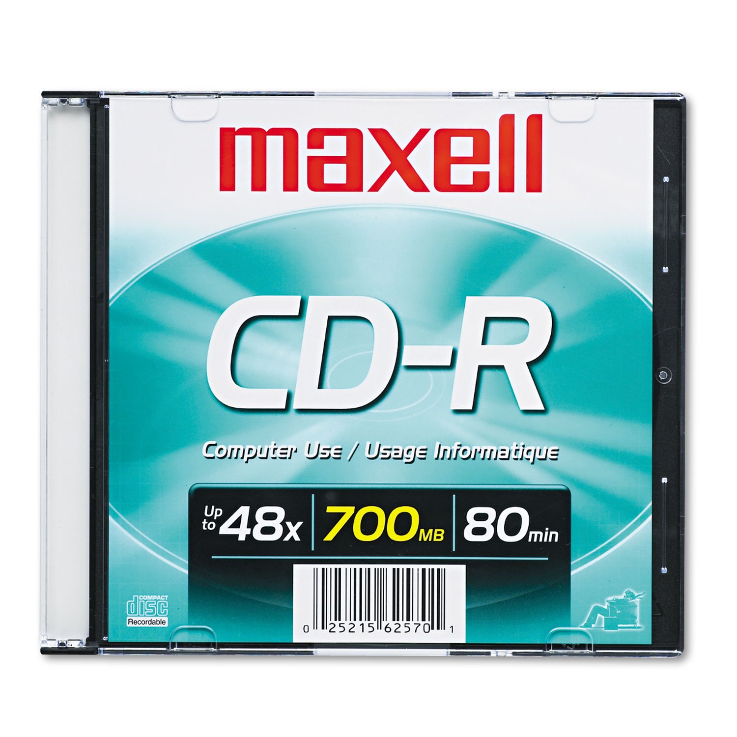Algopix Similar Product 15 - Maxell 648201 700Mb CdRecordable Slim