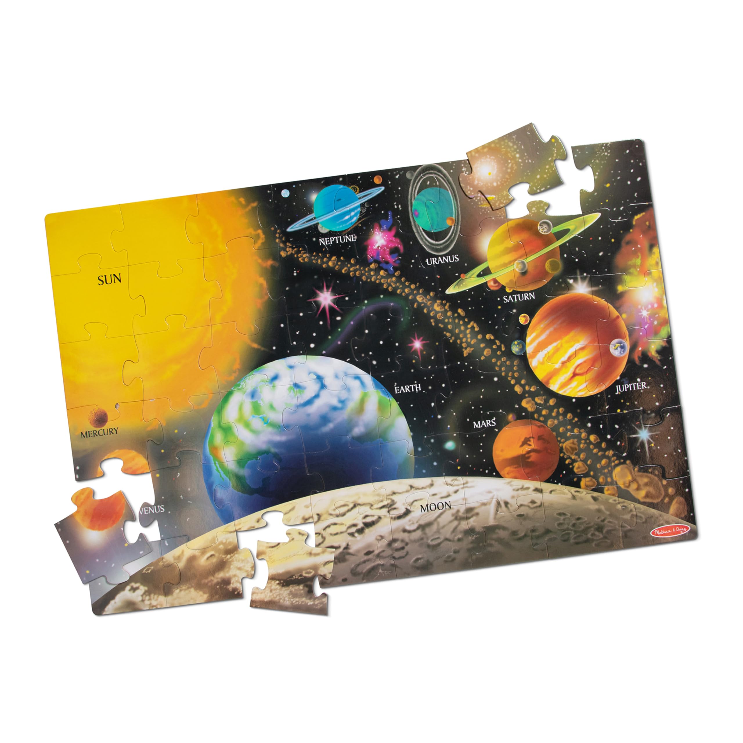 Algopix Similar Product 9 - Melissa  Doug Solar System Floor