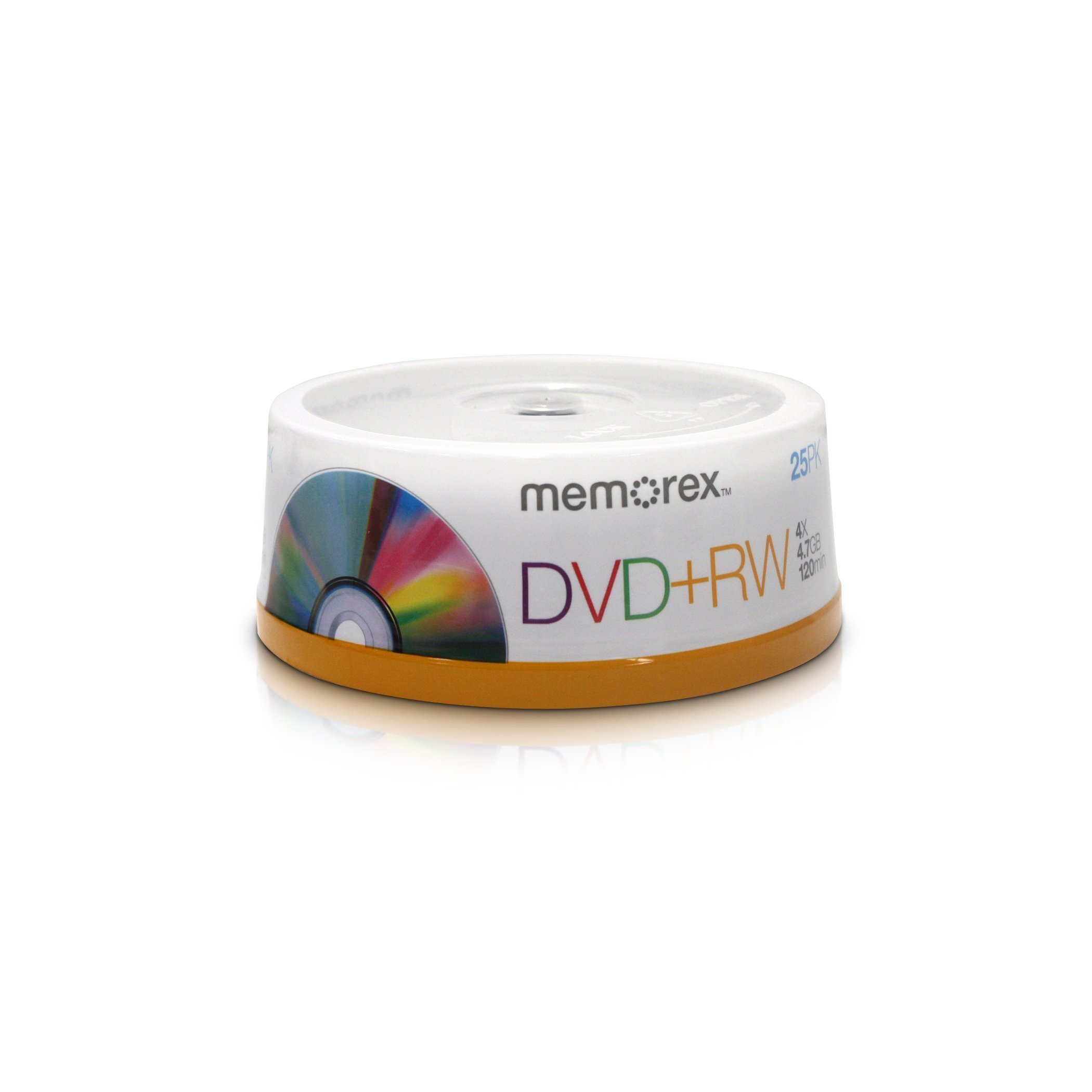 Algopix Similar Product 10 - Memorex 4x DVD+RW 25 Pack Spindle