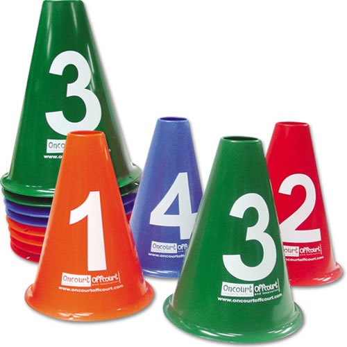 Algopix Similar Product 12 - OnCourt OffCourt Numbered Cones 2