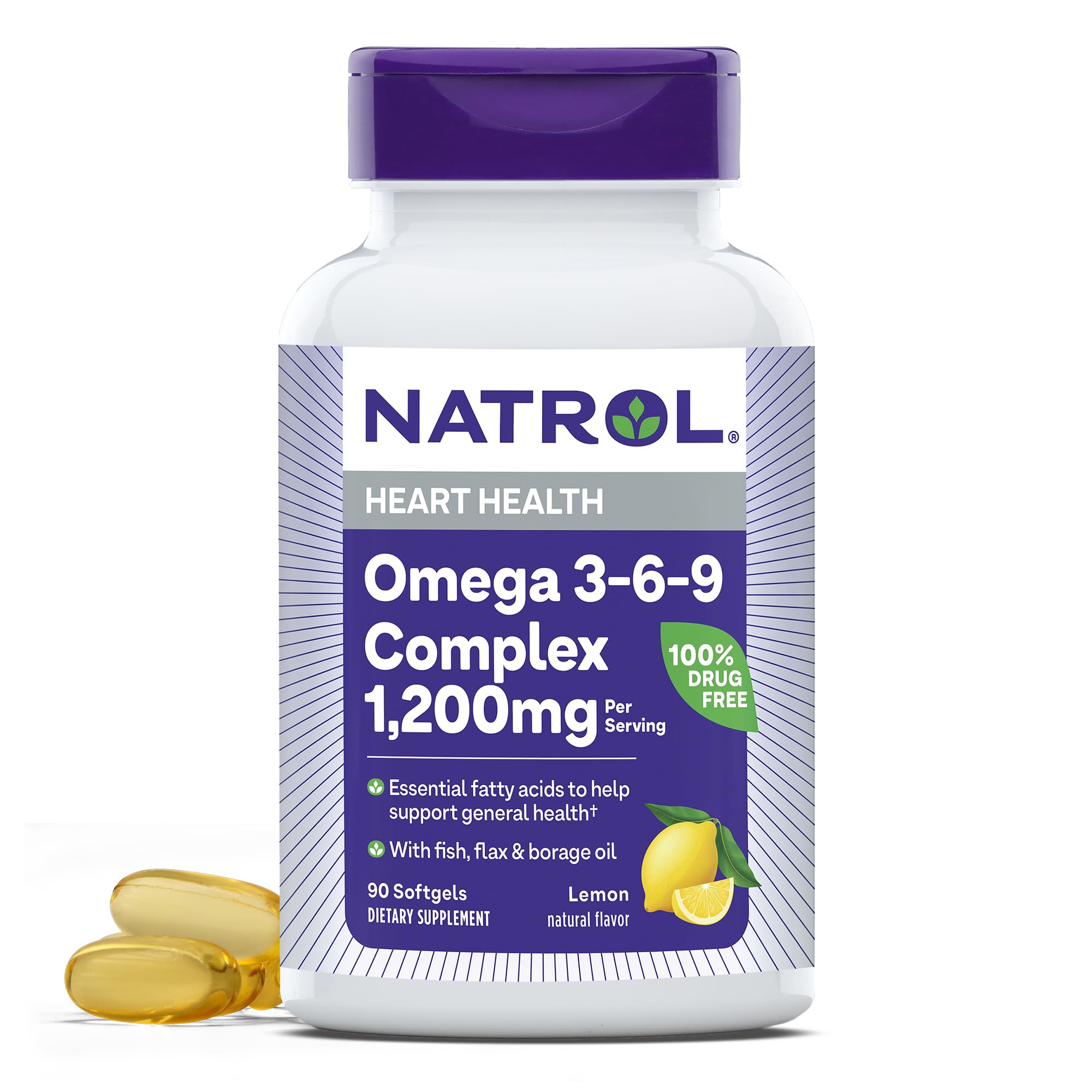Algopix Similar Product 9 - Natrol Omega 369 Complex Softgels