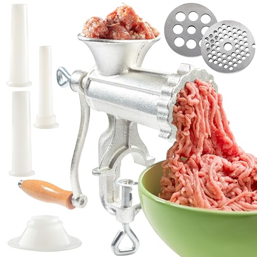 Algopix Similar Product 19 - Meat Grinder w Tabletop Clamp  2