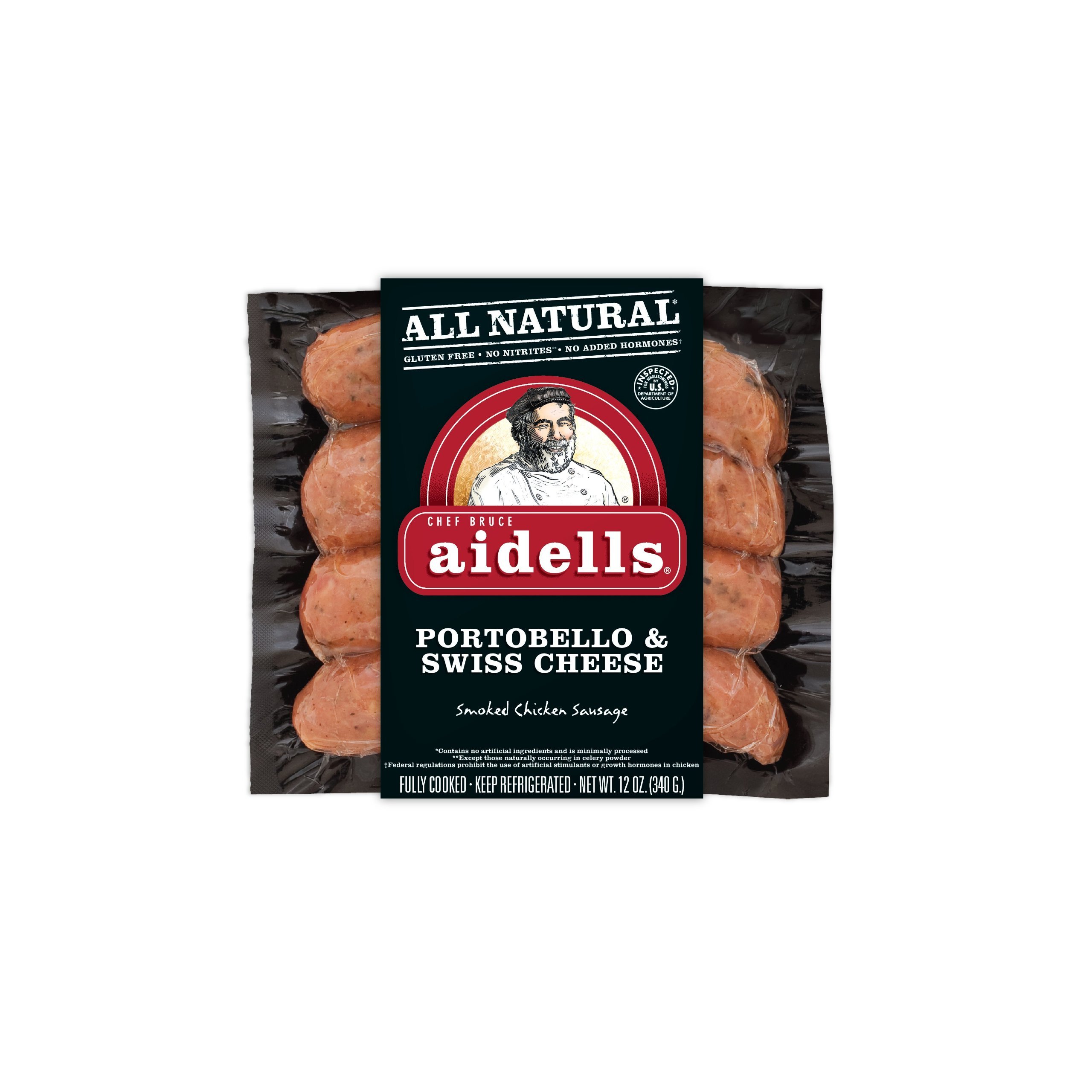 Algopix Similar Product 19 - Aidells Portobello Mushroom Sausage 12