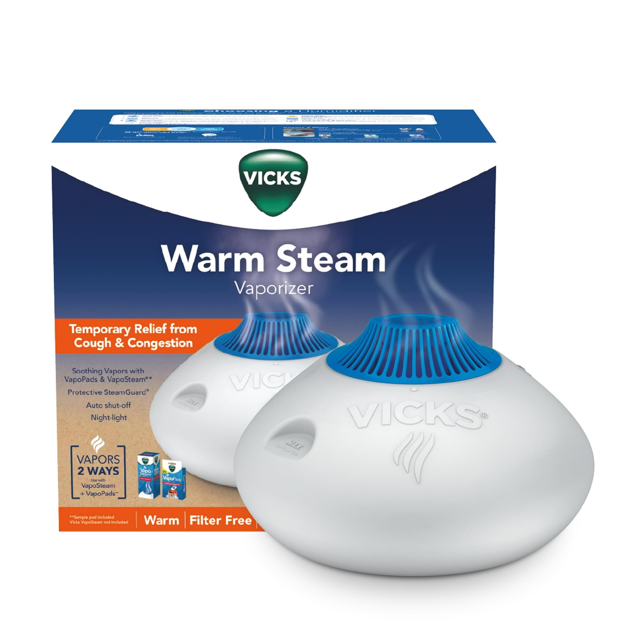 Algopix Similar Product 3 - Vicks Warm Steam Vaporizer  Humidifier
