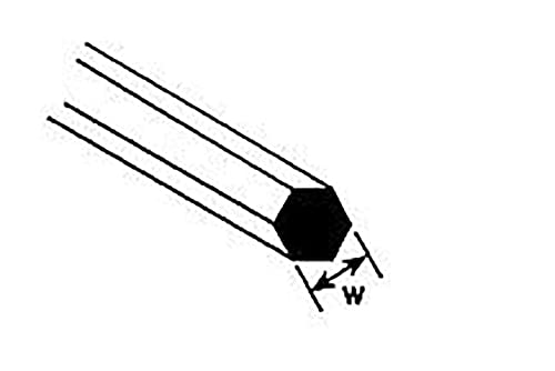 Algopix Similar Product 17 - Plastruct MRX20 Hexagon Rod020 10