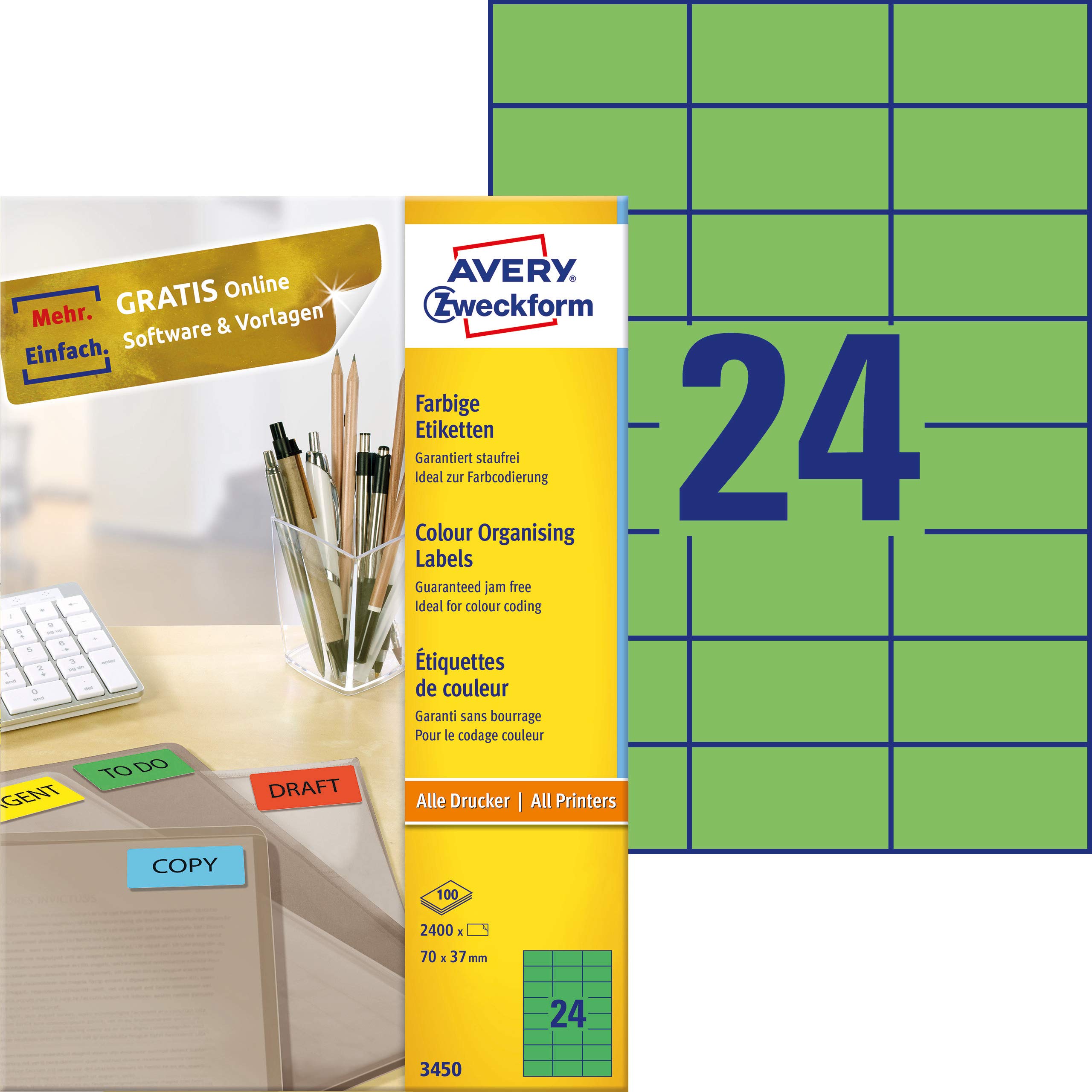 Algopix Similar Product 20 - Avery Zweckform Universal Labels 70 x