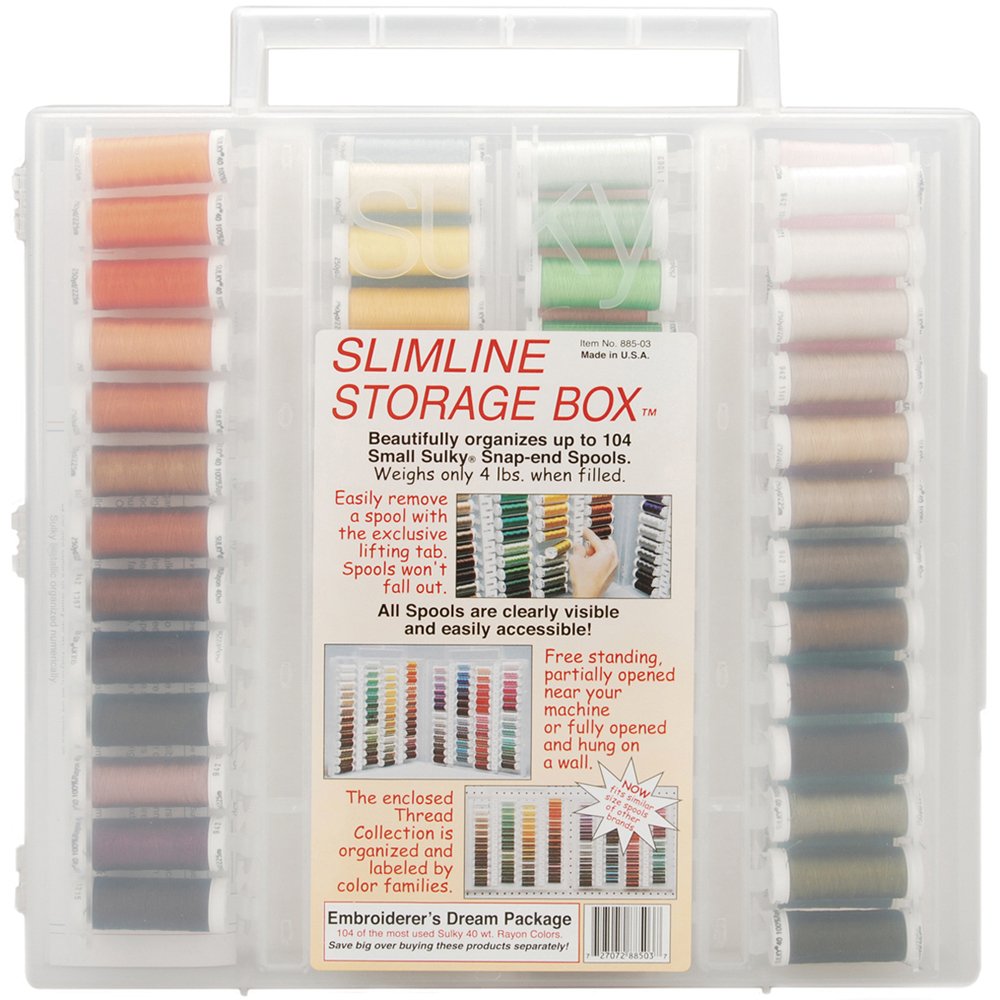 Algopix Similar Product 20 - Sulky Size40 Embroidery Slimline Rayon