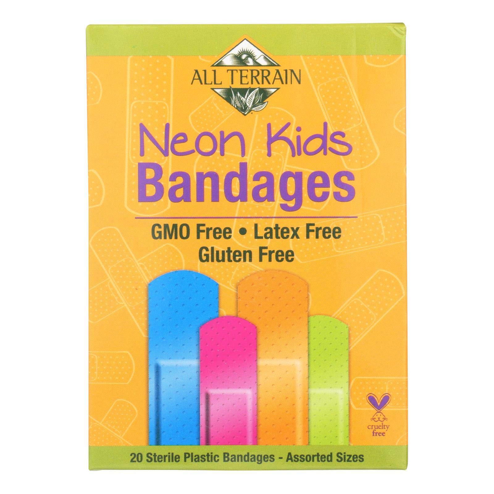 Algopix Similar Product 6 - All Terrain Bandage Kids Neon 20 Ct