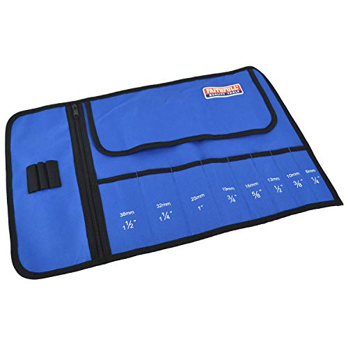 Algopix Similar Product 10 - Faithfull Chisel Roll - 8 Pocket