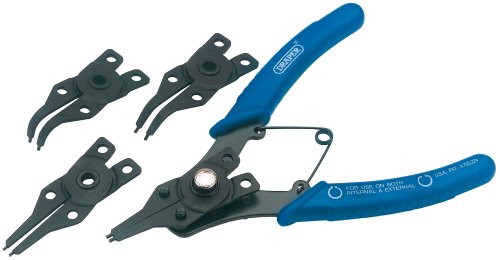 Algopix Similar Product 4 - Draper 19735 5-piece Circlip Pliers Set