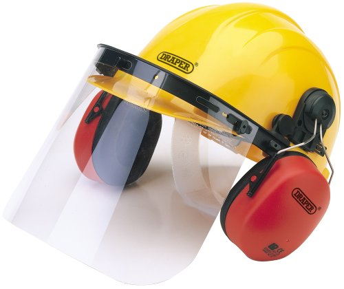 Algopix Similar Product 1 - Draper Safety Helmet With Ear Muffs And