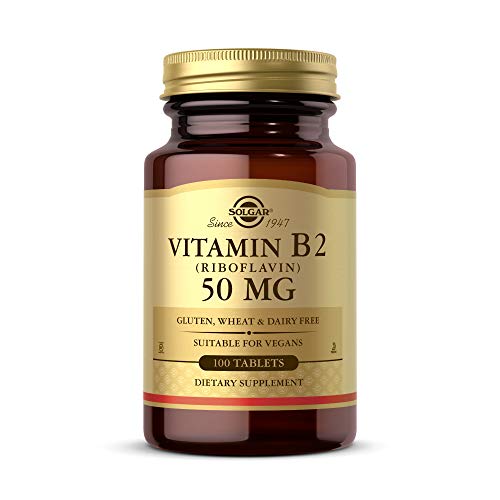 Algopix Similar Product 19 - Solgar Vitamin B2 Riboflavin 50 mg