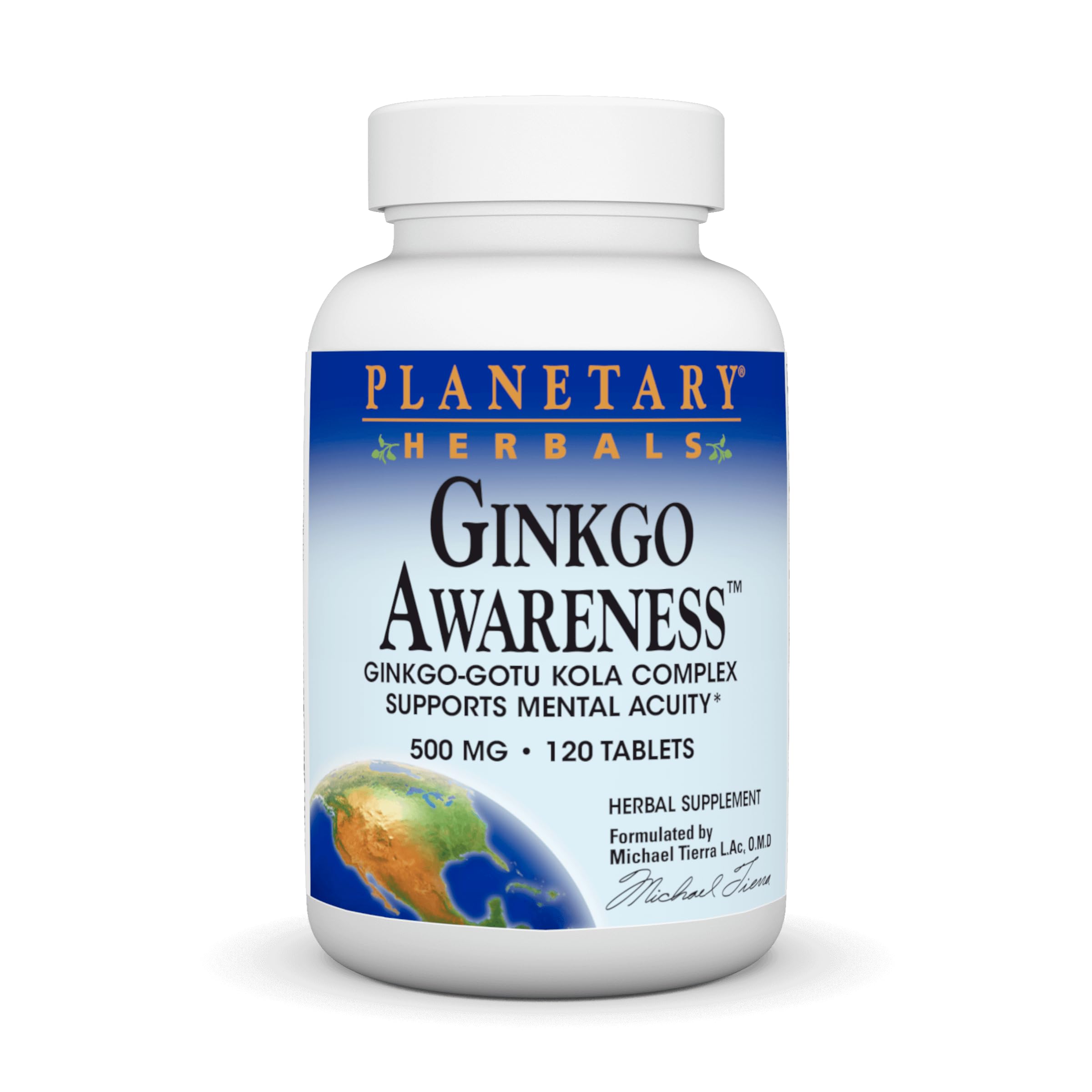 Algopix Similar Product 14 - Planetary Herbals Ginkgo Awareness