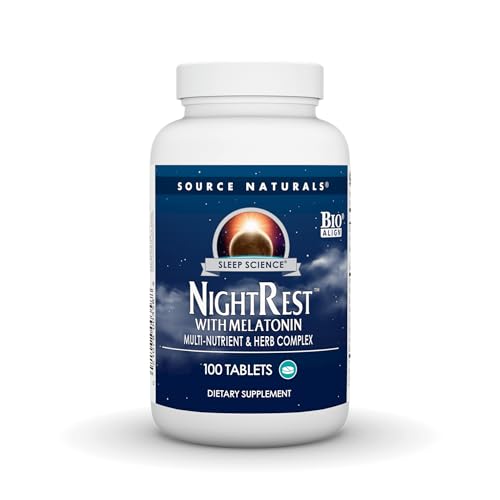 Algopix Similar Product 16 - Source Naturals Sleep Science NightRest