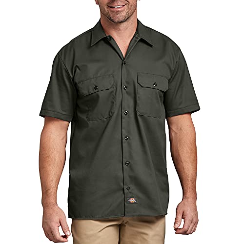 Algopix Similar Product 8 - Dickies Mens ShortSleeve Work Shirt