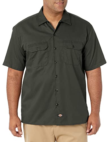 Algopix Similar Product 6 - Dickies Mens ShortSleeve Work Shirt