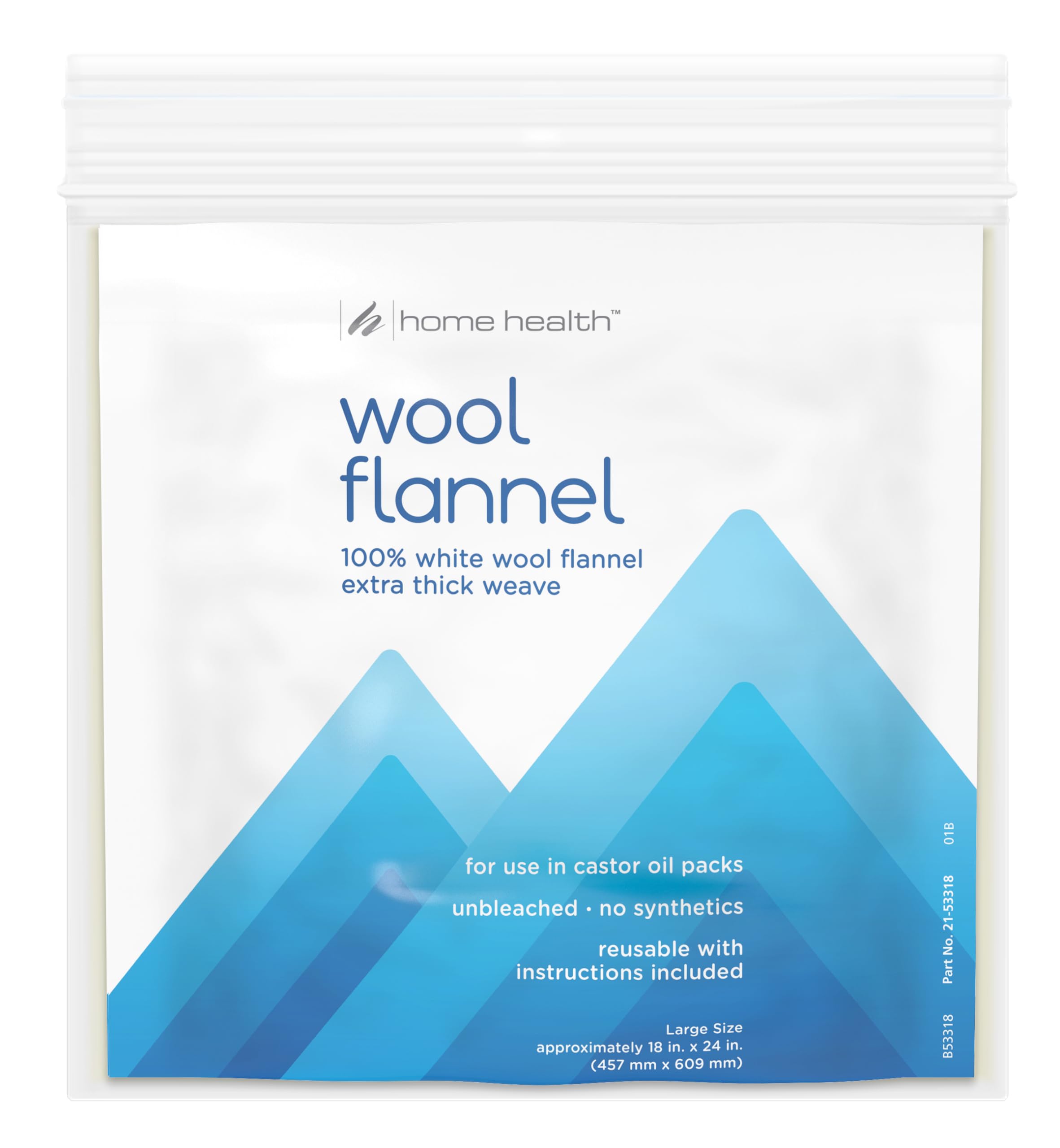 Algopix Similar Product 13 - Home Health Wool Flannel  100 White