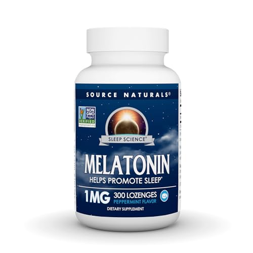 Algopix Similar Product 5 - Source Naturals Melatonin Helps Promote