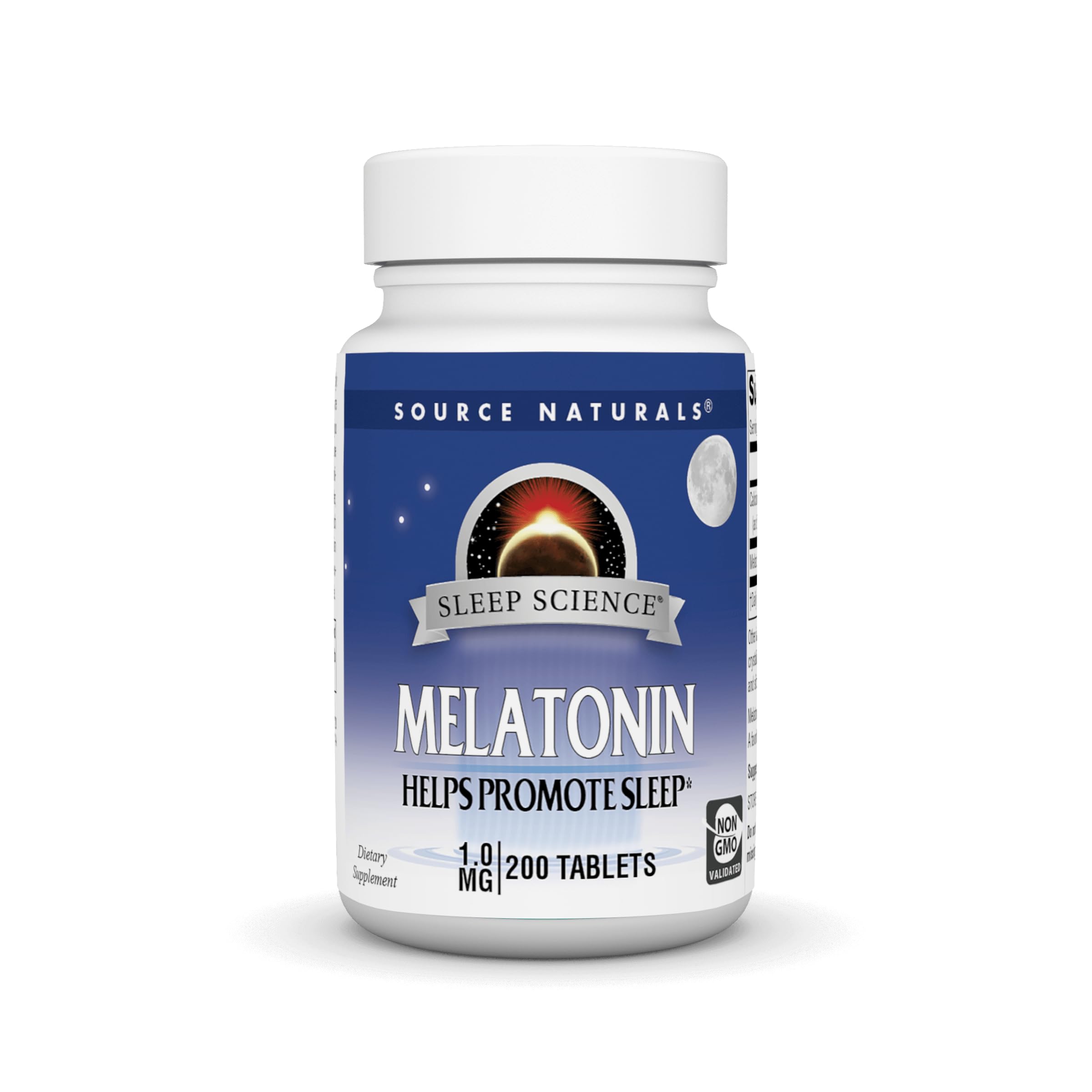 Algopix Similar Product 19 - Source Naturals Melatonin 1 mg  200