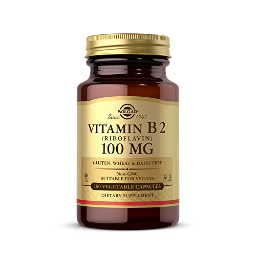 Algopix Similar Product 10 - Solgar Vitamin B2 Riboflavin 100mg