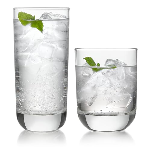 Algopix Similar Product 17 - Libbey Polaris Tumbler and Rocks Glass