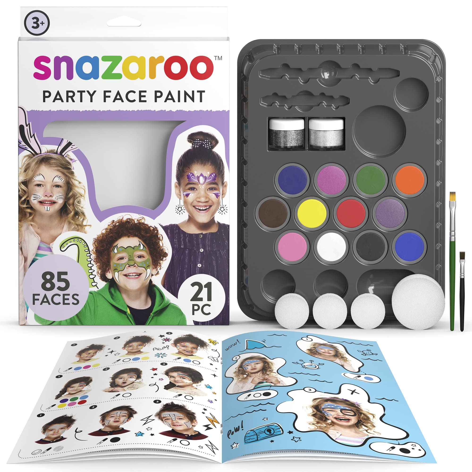 Algopix Similar Product 2 - Snazaroo Face Paint Kit Ultimate Party
