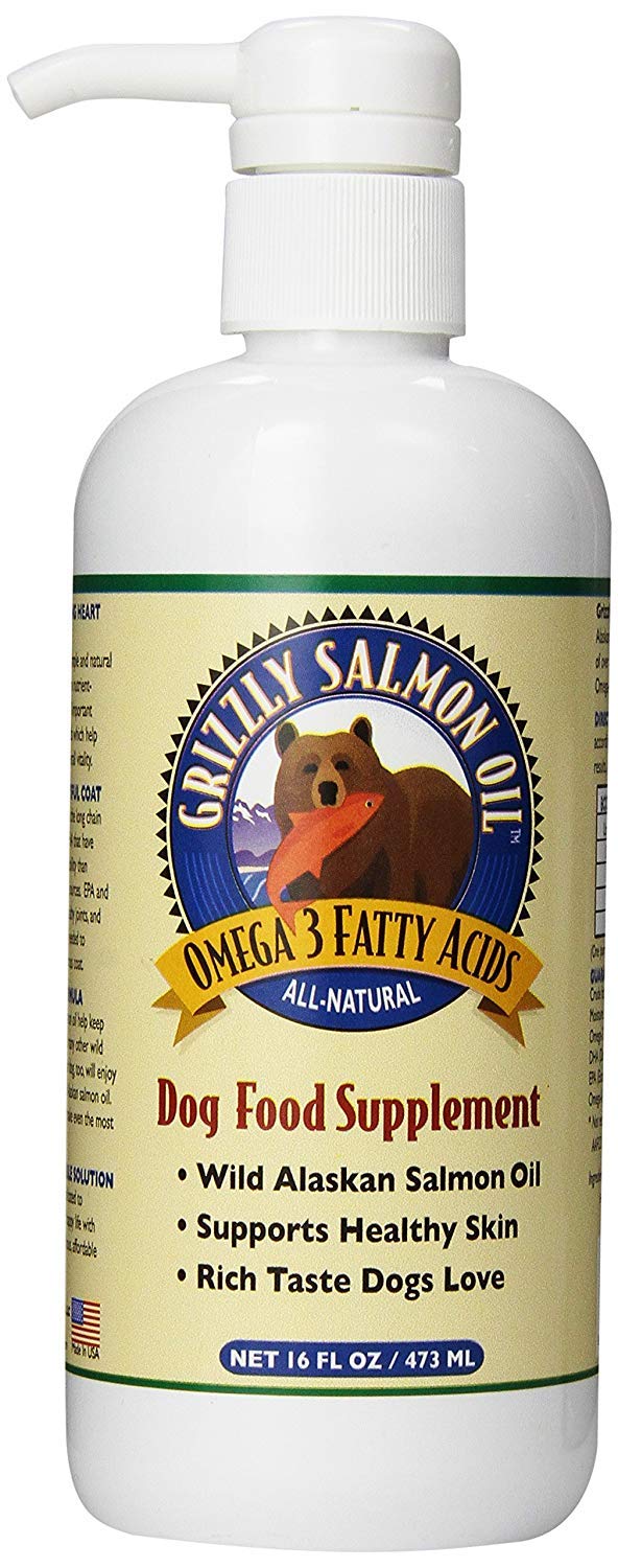 Algopix Similar Product 10 - Grizzly Wild Alaskan Salmon Oil Dog