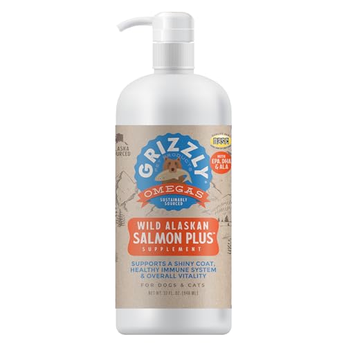 Algopix Similar Product 10 - Grizzly Wild Alaskan Salmon Oil Dog